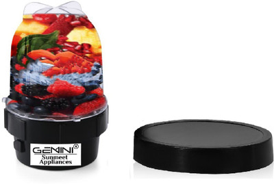 Gemini Bullet Jar for Mixer Grinder Small Set of 1 (350 ML) ABS Transparent Jar S107 Mixer Juicer Jar(350 ml)