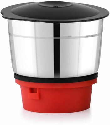 Saimix Pvc Color Steel L B M Wati without Handle-300Ml Red Mixer Juicer Jar(300 ml)