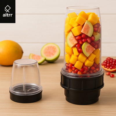 ALTRR Pack of 2 Nutri Jars (656 ML & 393 ML) – Perfect for Smoothies, Chutneys & Idlis Mixer Juicer Jar(900 ml)