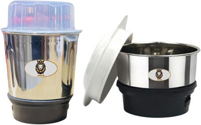 Radha Rani Store Combo Chutney (180ml 500ml) Fit on 2 Lock & 4 Teeth Coupler Mixer Juicer Jar Mixer Juicer Jar(500 ml)