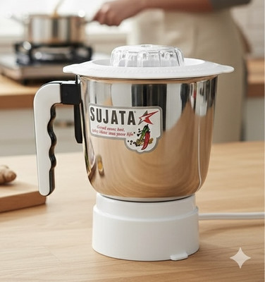 SUJATTA Medium Grinder Ripit Jar Mixer Juicer Jar(1000 ml)