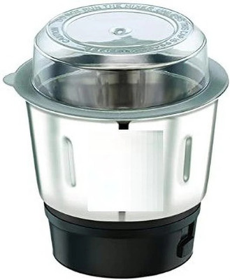 bhart Stainless Steel Chutney Jar Fitting All Regular Grinder Mixer Juicer Jar 500 ml Mixer Juicer Jar(500 ml)