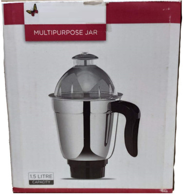 SVA Butterfly Stainless Steel Multipurpose Jar Mixer Juicer Jar(1500 ml)