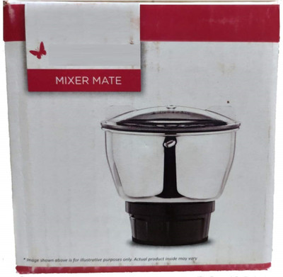 SVA Butterfly Stainless Steel Chutney Jar Mixer Juicer Jar(500 ml)