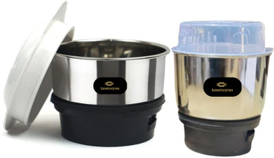 SUNSENTERPRISES Mixer Grinder Chutney Jar Fit on 2 Lock & 4 Teeth Coupler (180 Ml & 250 Ml) Mixer Juicer Jar(250 ml)