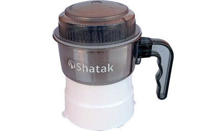 SHATAK STAINLESS STEEL CHUTNEY/GRINDER 0.4 L JAR WITH LID(ALSO COMPATIBLE FOR SUJATA) Mixer Juicer Jar(400 ml)