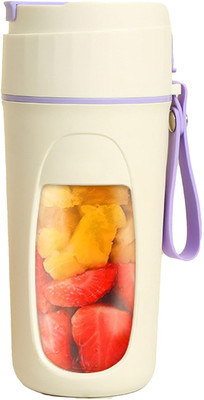 AORDEY USB Reachargeable Personal Size JUCRBTL Mixer Juicer Jar(220 ml)