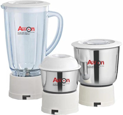 Awon JMG Jar Set 2 Locks, 6 Teeth Coupler, Juicer Mixer Grinders 425ml, 850ml, 1.5L Mixer Juicer Jar(1500 ml)