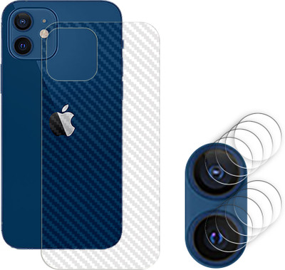 SOMTONE Screen Guard for Apple iPhone 12 mini 5G Camera Lens Glass Protector | Anti-Scratch | Edge to Edge Full Coverage | 9H Hardness (BACK CARBON FIBER SKIN WITH CAMERA LENS PROTECTOR)(Pack of 4) SOMTONE Screen Guard for Apple iPhone 12 mini 5G Camera Lens Glass Protector | Anti-Scratch | Edge to Edge Full Coverage | 9H Hardness (BACK CARBON FIBER SKIN WITH CAMERA LENS PROTECTOR)(Pack of 4)