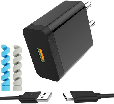 UrCart Wall Charger Accessory Combo for 80W Lenovo Tab 4 10 Plus, Tab 4 8 Plus, Yoga Tab 3 Plus/ Tab 3 Plus LTE(White)