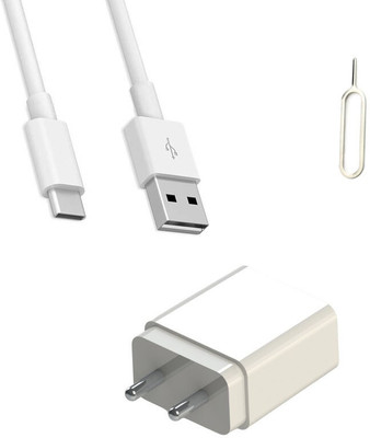 Badger Wall Charger Accessory Combo for Fast Charger POCO M6 Pro 5G/POCO C65 like Original Adapter C Cable(White)