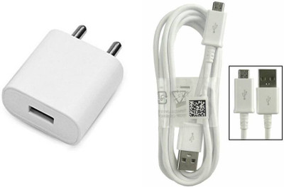 Webilla Wall Charger Accessory Combo for All Smart Phone(White)