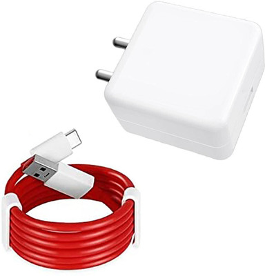 VOLTDIC Wall Charger Accessory Combo for OnePlus Nord, OnePlus 5, OnePlus 7T, 30W 5V/4A, (Upto 65W Supported)(White)