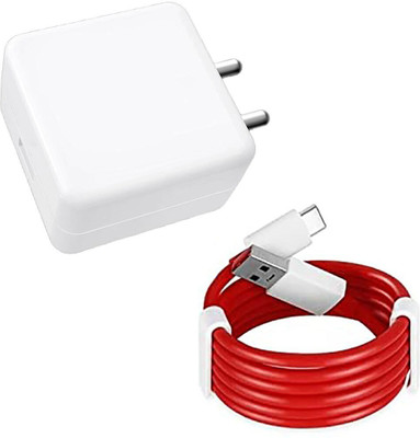 VOLTDIC Wall Charger Accessory Combo for OnePlus 7 Pro, OnePlus 8 pro, OnePlus 5T, 30W 5V/4A, (Upto 65W Supported)(White)