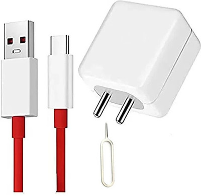 Badger Wall Charger Accessory Combo for Vivo T2x 5G/Vivo T3 5G Fast Charger like Original Charger Adapter(White, Red)