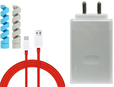 UrCart Wall Charger Accessory Combo for One-Plus 9R / 9 R, One-Plus Nord 2, One-Plus Nord CE, Nokia 5.4(White)