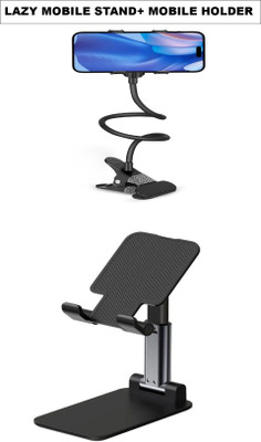 FITRIC Mobile Holder Accessory Combo for All Smartphones(Black)