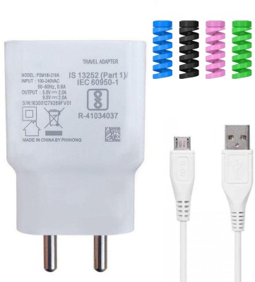 TROST Wall Charger Accessory Combo for Vivo v9, v9 pro, S1, Z1 pro, V15 pro, V15, y15,y91, y95,y17,v11, v11 pro,U10,U20(White, Multicolor)