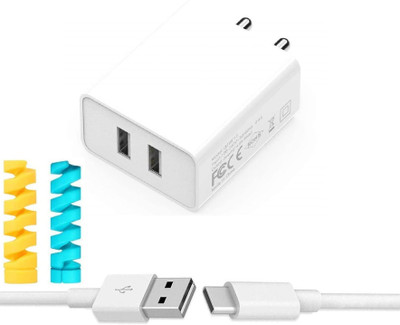 UrCart Wall Charger Accessory Combo for 67W Xiaomi Redmi K30 5G / K 30 Quick Dash Flash Super Vooc(White)