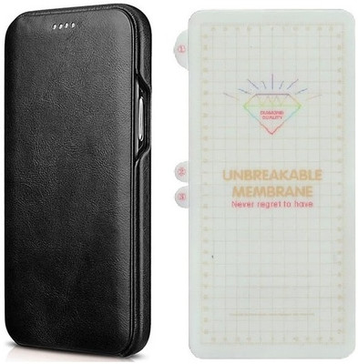 HITFIT Flip Cover for Samsung Galaxy S20 FE / Samsung Galaxy S20 FE 5G(Black, Dual Protection, Pack of: 2)