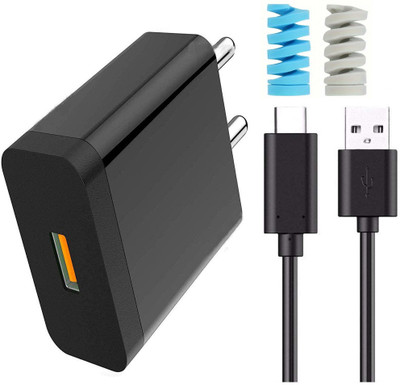 UrCart Wall Charger Accessory Combo for 80W Xiaomi Poco M2 / M 2, Poco M3 / M 3, Poco X3 / X 3, Poco X3 NFC(White)