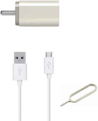 Badger Wall Charger Accessory Combo for Infinix Hot 10 Play,Hot 10S,Hot 10,Smart 6,6 Plus Original like Adapter Cable(White)