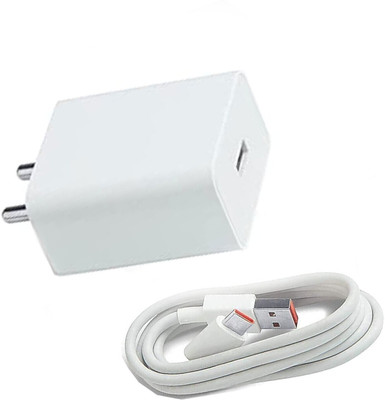 VOLTDIC Wall Charger Accessory Combo for Redmi Note 9 Pro 5G, Redmi K20 Pro, Oppo F19 Pro, 67W SuperSonic/SuperVooc(White)