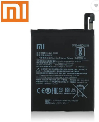 BRAVEHEART Mobile Battery For  Xiaomi Redmi Note 6 Pro | BN48 | 4000mAh | 3 Months Warranty