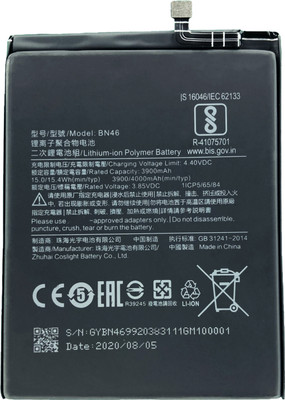 Zewon Mobile Battery For  Xiaomi Ml Redmi Note 8 Note 6 Redmi Y3 Redmi 7 Battery 6 Months Warranty*