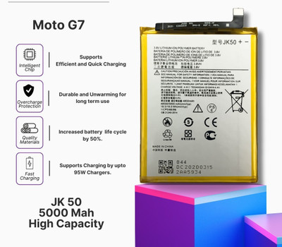LIFON Mobile Battery For  Moto G7 /Moto G7 Power/G8 Power lite/E7 plus/G10/ G9 Play/Moto G Power 2021 -5000mAh