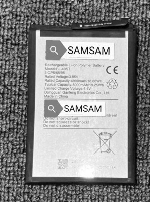 SAMSAM Mobile Battery For  Tecno BL-49ST 5000mAh BL-49ST