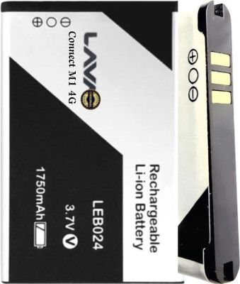 TokTon Mobile Battery For  Compatible Lava Connect M1 4G / LEB024 Full Backup 1750mAh