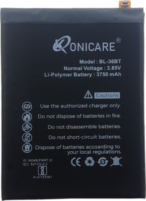 KONICARE Mobile Battery For  Tecno Camon I Air 2+, Camon I Click IN6, Camon i2X, Camon 11pro, Camon CM CA6, BL-36BT