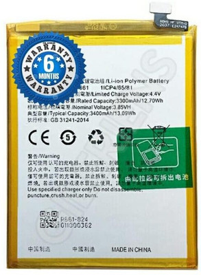 GILERINS Mobile Battery For  Oppo Orignal BLP661 Battery for Oppo F7 / A3 with 6 Month Warranty