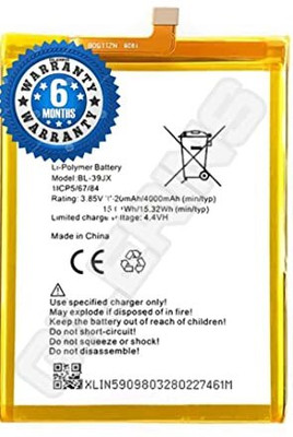 GILERINS Mobile Battery For  Infinix Original BL-39JX Infinix Hot S3X S3-X X622 39JX with 6 Month Warranty