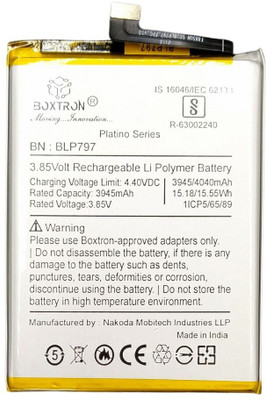 Boxtron Mobile Battery For  OPPO BLP 797/ OPPO A72 5G,A73 5G,CPH2161/ 4040mAh / 180 days warranty