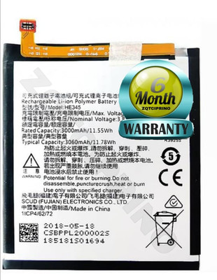THE BATTERY STORE Mobile Battery For  Nokia HE345 Nokia 6 2nd Generation 2018 / TA-1016 / TA-1045 with 6 Month Warranty