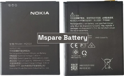 Mspare Mobile Battery For  Nokia 2.2 | Model HQ510 {3000mAH}