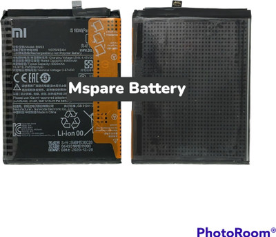 Mspare Mobile Battery For  Xiaomi Mi 10T 5G \ 10T Pro 5G | Model BM-53 {5000mAH}