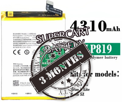 SUPERCART Mobile Battery For  Oppo Reno 5 4G / Reno 5 Lite / Reno 5Z Model BLP819