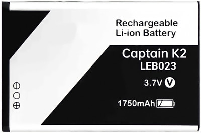FEkart Mobile Battery For  Compatible Lava Captain K2/LEB023 1750mAh