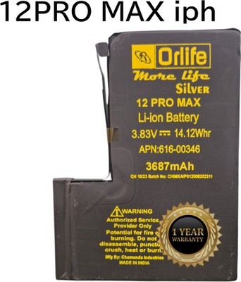 orlife Mobile Battery For  iPhone 12 Pro Max Mobile battery