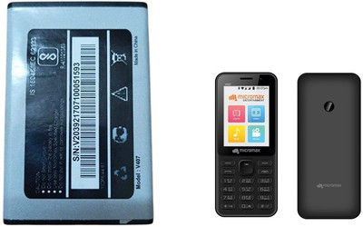 MONTU Mobile Battery For  Micromax Bharat 1 Battery v407 2000mah/7.4wh/3.7v 1lCP6/44/61 ACBIR20M07 Micromax Bharat 1 Battery