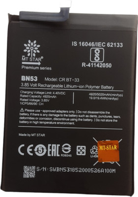 MRMT STAR Mobile Battery For  Xiaomi Redmi Note 10 Pro , Redmi Note 9 Pro Max / Note 10 Pro Max / Poco M2 Pro , BN53