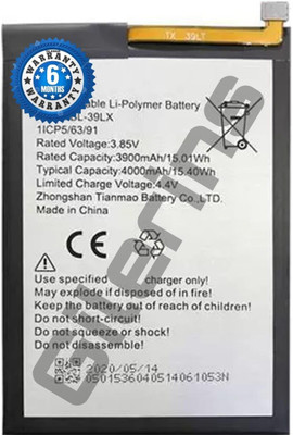 GILERINS Mobile Battery For  Infinix BL-39LX Battery for Infinix Smart 4 X680 / S5 X652 with 6 Months Warranty