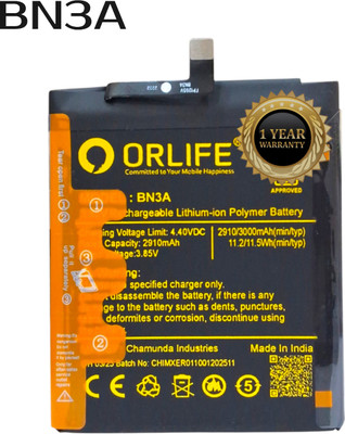 orlife Mobile Battery For  Xiaomi Redmi Go BN3A ( 1 Year Replacement Warranty )