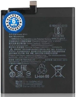 GILERINS Mobile Battery For  Redmi Original BP41 Battery for Redmi 9T K20 M1903F10G with 6 Month Warranty