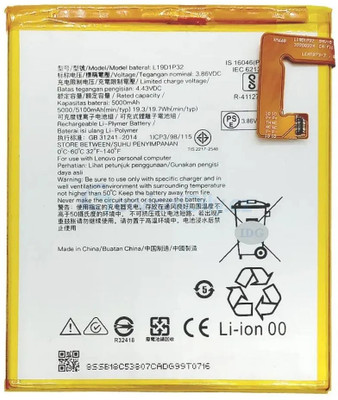 ROSKET Mobile Battery For  Lenovo Tab M10 | Model L19D1P32 {5100mAH}