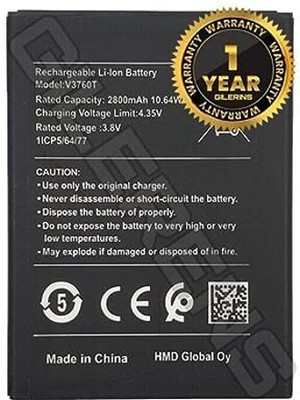 GILERINS Mobile Battery For  Nokia Original V3760T Battery for Nokia C2 Model:V3760T with 1 Year Warranty