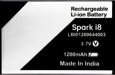 FEkart Mobile Battery For  Compatible Lava Spark i8/LBI01200644003 1200mAh
